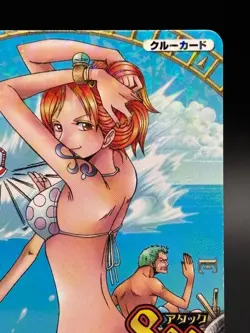 Nami C290 Glossy Holo OnePy Berry Match Japanese One Piece Lightly Played - Image 3
