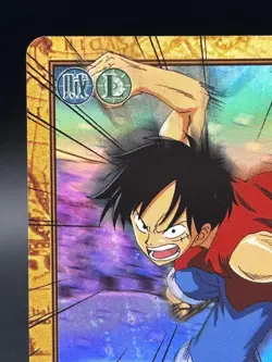 Monkey D. Luffy C428 Holo Carddass Hyper Battle Bandai Japanese One Piece LP - Image 2