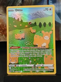 Ditto GG22/GG70 Crown Zenith Galarian Gallery English Pokemon Card - Image 2