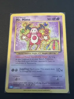 Pokemon TCG Mr. Mime Trading Card Game Classic Holo Card 013/034 NM Condition - Image 1