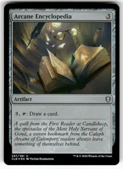 Arcane Encyclopedia 297 NM Foil MTG CLB Magic - Image 1