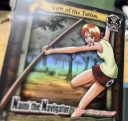 Bandai One Piece CCG Card Nami The Navigator Vow Of The Tattoo Holo Quest Begins - Image 2