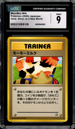 CGC 9 Mint JPN Moo-Moo Milk Neo Genesis (Banned Card) Vintage Pokemon - Image 1