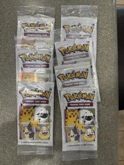 Pokemon TCG General Mills 25th Anniversary 3-card Booster Pack X7 - Sealed Rare - Image 1
