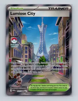 Lumiose City 111 Pokemon 2026 Perfect Order Full Art Ultra Rare Card NM+ (a) - Image 1