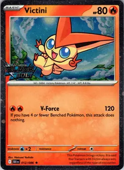 Victini (Black Bolt Stamped) Rare Miscellaneous Cards & Products 012/086 NM - Image 1