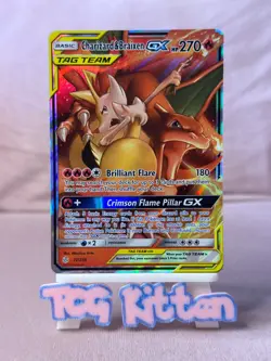 Charizard & Braixen GX 22/236 Card 'B' Cosmic Eclipse HP TCGKITTEN - Image 1