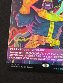 PRESALE MTG Marvel Tales Thanos The Mad Titan M0400 Foil Marvel Super Heroes NM - Image 4