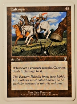 Caltrops 288/350 7th Edition MTG Magic the Gathering LP - Image 3