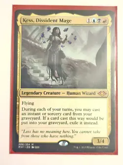 Mtg - Kess, Dissident Mage - Modern Horizons (MH1) - Mythic - #206 - NM - Image 1