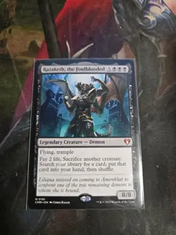 Razaketh, the Foulblooded #181 (NM) Commander Masters CMM Magic MTG - Image 1