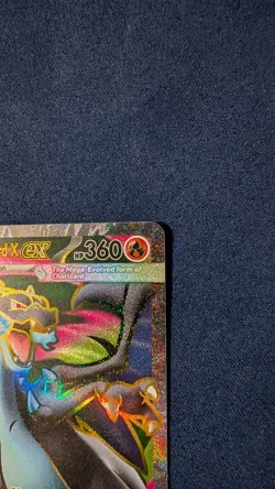 Mega Charizard X Ex 109/094 Full Art Phantasmal Flames Pokemon Tcg MINT - Image 4