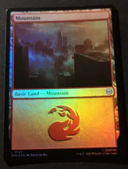 Mountain - Foil - SPM - MTG - EN - NM - 0197 - Image 1