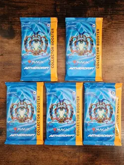 1x MTG ⭐Aetherdrift Collector Booster Pack ⭐ 12 HQ Pics ⭐5x Available & SAVE - Image 1