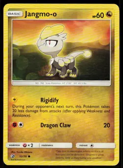 Jangmo-o 52/70 Common Dragon Majesty Pokemon Near Mint - Image 1