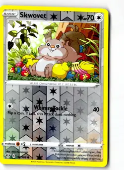 Skwovet 152/189 Common Darkness Ablaze Pokemon Reverse Holo Lightly Played - Image 1