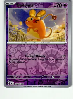 Dedenne 094/198 Common Scarlet & Violet Pokemon Reverse Holo Lightly Played - Image 1