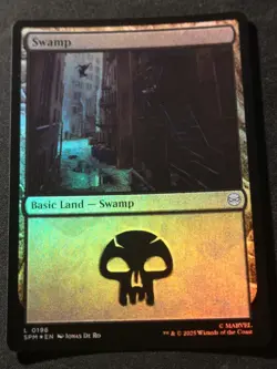 Swamp - Foil - SPM - MTG - EN - NM - 0196 - Image 1