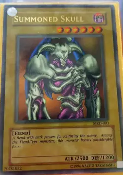 Yugioh Summoned Skull MRD-003 Metal Raiders Unlimited Holo Ultra rare - Image 1