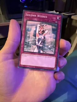 Yugioh 25th Anniversary Solemn Wishes PSV-EN055 Common NM - Image 1