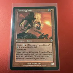 Magic the Gathering MTG Pouncing Kavu (158) Invasion LP - Image 1