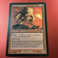 Magic the Gathering MTG Pouncing Kavu (158) Invasion LP - Image 2