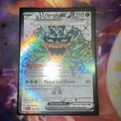 Pokemon TCG 2024 Twilight Masquerade Full Art Teal Mask Ogerpon EX Card 190/167 - Image 1