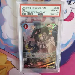One Piece Card Game TCG OP07 Izo OP03-003 SP PSA 10 - Image 3