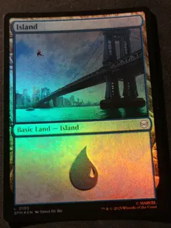 Island - Foil - SPM - MTG - EN - NM - 0195 - Image 1