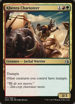Khenra Charioteer 2x FOIL AKH MTG Amonkhet Uncommon MINT red green - Image 1