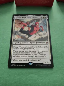 MtG Mythic - Spider-Man, Peter Parker SPE 0004 & Amazing Alliance SPE 0002, +2 - Image 2