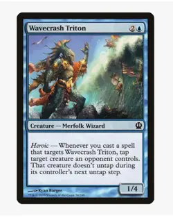 MTG Wavecrash Triton #74 Theros (THS) Near Mint NM Magic Card - Image 1