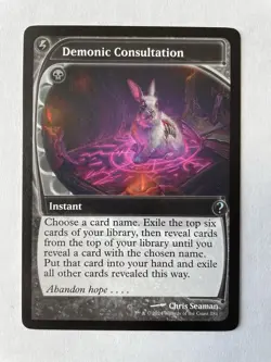 MTG Demonic Consultation (Future Sight) 181 MB2 - Image 1
