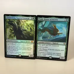 MTG Chatterfang, Squirrel General MH2 FOIL PLUS Toski KHM FOIL NM - Image 1