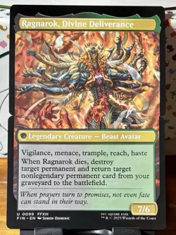 Vanille + Fang = Ragnarok - MTG - Final Fantasy - FIN - 0211 & 0099 ~ NM - Image 2