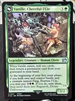 Vanille + Fang = Ragnarok - MTG - Final Fantasy - FIN - 0211 & 0099 ~ NM - Image 3