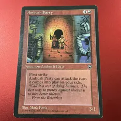 MTG Magic the Gathering Ambush Party (63a/140) Homelands LP - Image 2