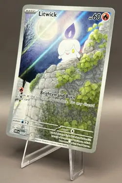 101/086 Litwick - SV White Flare - Illustration Rare NM Pokemon - Image 1