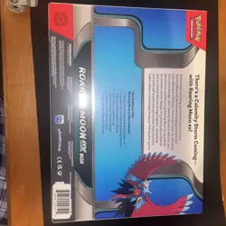 Pokemon TCG Roaring Moon ex Collection Box New Factory Sealed 4 Booster Packs - Image 2