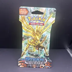 Pokemon TCG: XY Steam Siege Sleeved Booster Pack New Factory Sealed - Image 1