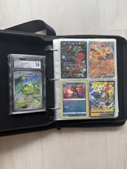 Pokemon Binder Collection + CGC 10 Slab - Image 1