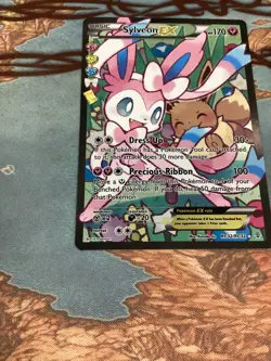 Pokemon Generations Radiant Collection Ultra Rare Sylveon EX Full Art RC32/32 - Image 3