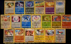 Pokemon TCG Lot of 19 Sword & Shield Reverse Holos - NM+ - Image 1