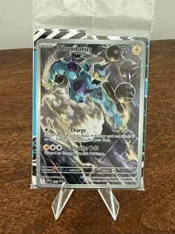 Thundurus #209 Pokemon Black Bolt ETB Black Star Promo - Sealed - Image 1