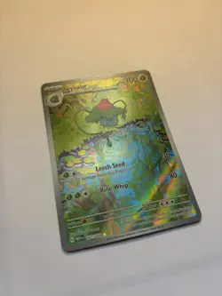 Pokemon Ivysaur 167/165 Scarlet & Violet 151 Illustration Rare Holo Card - Image 2