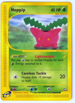 Hoppip Common Aquapolis 083/147 NM Pokemon TCG - Image 1