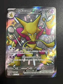 Alakazam ex 215/091 Shiny Ultra Rare Paldean Fates Pokemon Near Mint - Image 1