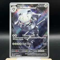 Pokemon TCG Steelix Illustration Rare ME01: Mega Evolution 150/132 2025 Metal - Image 1