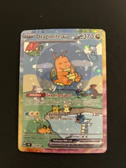 Dragonite Ex Pokemon Card Display Art Card - Image 1