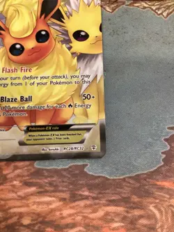 Pokemon Generations Flareon EX Radiant Collection Full Art Holo RC 28/RC32 - Image 4